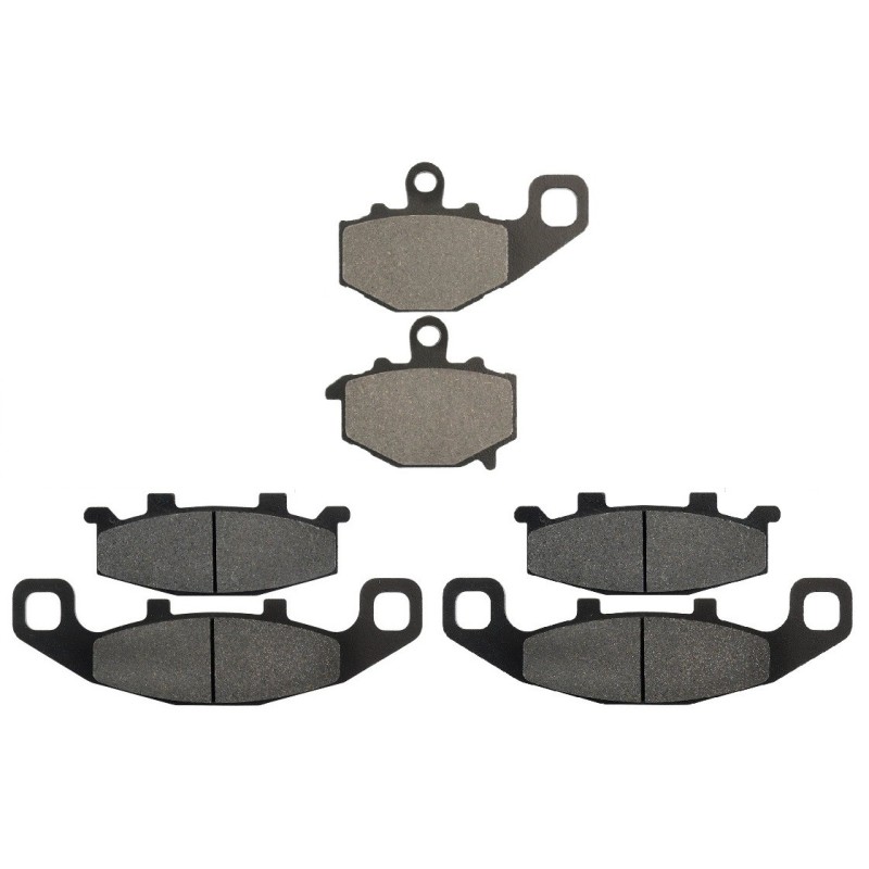 2 Kit plaquettes frein Kawasaki Zephyr 550  Av G, Av D et Ar 093-013X2 -  - Raven 104-039