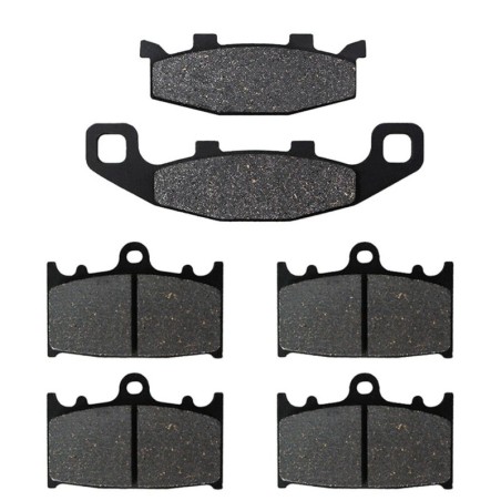 2 Kit plaquettes frein Kawasaki Zephyr 1100  Av G, Av D et Ar 013-032X2 -  - Raven 104-043