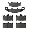2 Kit plaquettes frein Kawasaki Zephyr 1100  Av G, Av D et Ar 013-032X2 -  - Raven 104-043