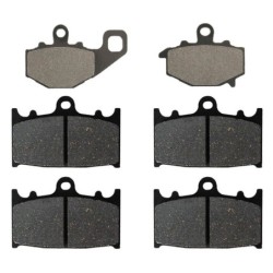 2 Kit plaquettes frein Kawasaki Ninja ZX-9R 900  Av G, Av D et Ar 093-032X2 -  - Raven 104-047