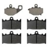 3 Kit plaquettes frein Kawasaki ZZR 550  Av G, Av D et Ar 093-032X2 -  - Raven 104-047
