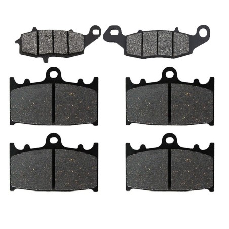 2 Kit plaquettes frein Kawasaki Vulcan 1700 Voyager  Av G, Av D et Ar 124-032X2 -  - Raven 104-048