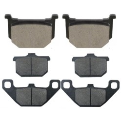 3 Kit plaquettes frein Kawasaki Z1000 R Eddie Lawson  Av G, Av D et Ar 127-037X2 -  - Raven 104-049
