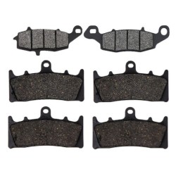 2 Kit plaquettes frein Kawasaki Vulcan 1600 Mean Streak  Av G, Av D et Ar 124-039X2 -  - Raven 104-052
