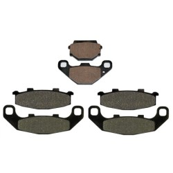 2 Kit plaquettes frein Kawasaki ZR 400 Xanthus  Av G, Av D et Ar 084-044X2 -  - Raven 104-054