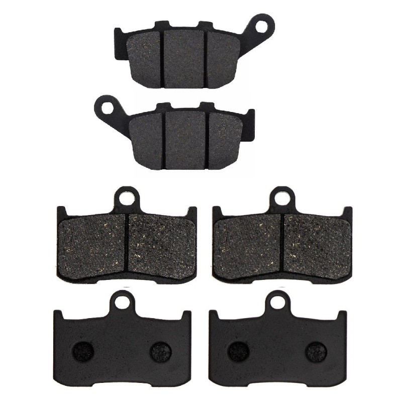 2 Kit plaquettes frein Kawasaki Z900  Av G, Av D et Ar 020-207X2 -  - Raven 104-063