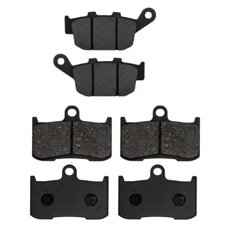 2 Kit plaquettes frein Kawasaki Z900  Av G, Av D et Ar 020-207X2 -  - Raven 104-063