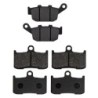 2 Kit plaquettes frein Kawasaki Z900  Av G, Av D et Ar 020-207X2 -  - Raven 104-063