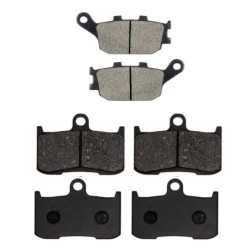 3 Kit plaquettes frein Suzuki GSX-8S  Av G, Av D et Ar 021-207X2 - EBC FA174 et FA347 - Raven 104-064