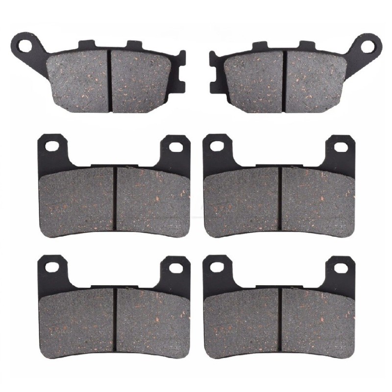 2 Kit plaquettes frein Kawasaki Versys 1100S  Av G, Av D et Ar 021-213X2 -  - Raven 104-066