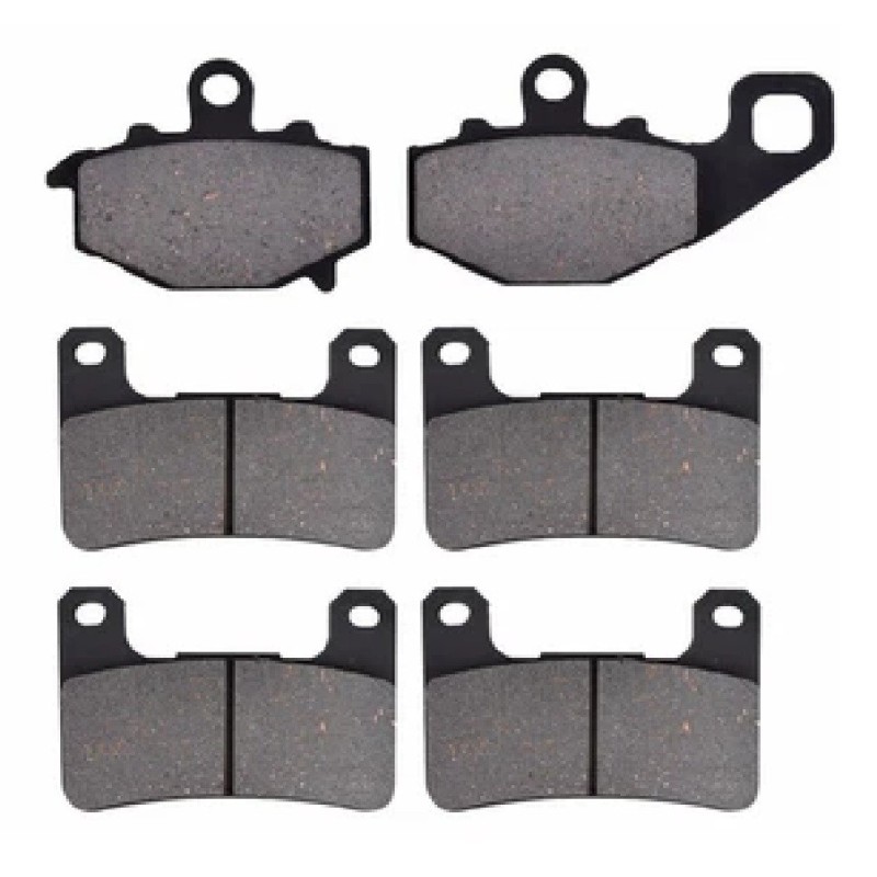 2 Kit plaquettes frein Kawasaki Z1000  Av G, Av D et Ar 093-213X2 -  - Raven 104-067