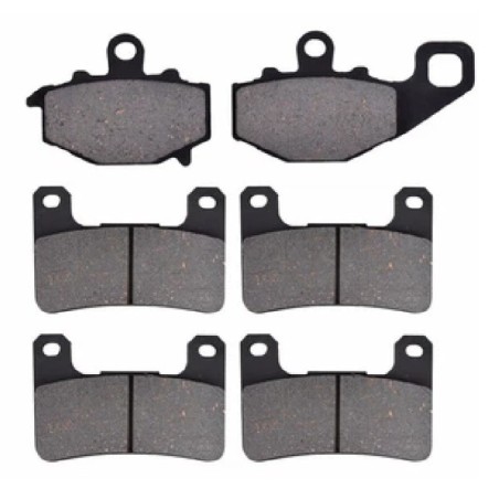2 Kit plaquettes frein Kawasaki Z1000  Av G, Av D et Ar 093-213X2 -  - Raven 104-067