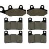 2 Kit plaquettes frein Kawasaki Ninja H2 SX  Av G, Av D et Ar 334-213X2 -  - Raven 104-069