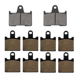 2 Kit plaquettes frein Kawasaki GTR 1400  Av G, Av D et Ar 148-249X2 -  - Raven 104-073