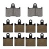 2 Kit plaquettes frein Kawasaki GTR 1400  Av G, Av D et Ar 148-249X2 -  - Raven 104-073