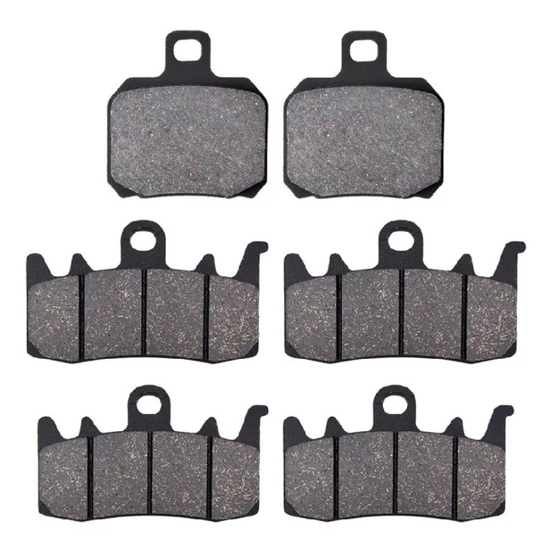 3 Kit plaquettes frein Harley-davidson EV LiveWire ELW et LW1 Av G, Av D et Ar 152-328X2 - EBC FA266 et FA630 - Raven 104-084