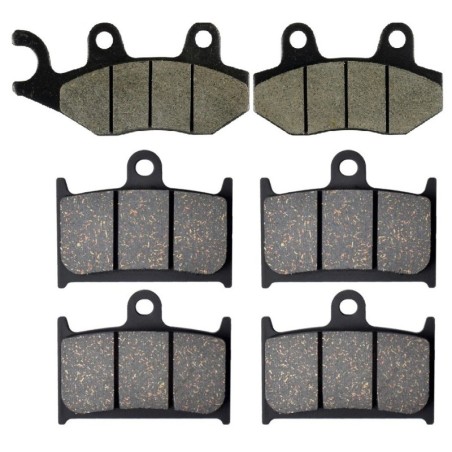 3 Kit plaquettes frein Triumph Daytona 955  Av G, Av D et Ar 247-017X2 -  - Raven 104-092