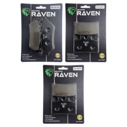 2 Kit plaquettes frein Triumph Rocket X  Av G, Av D et Ar 106-017X2 -  - Raven 104-094