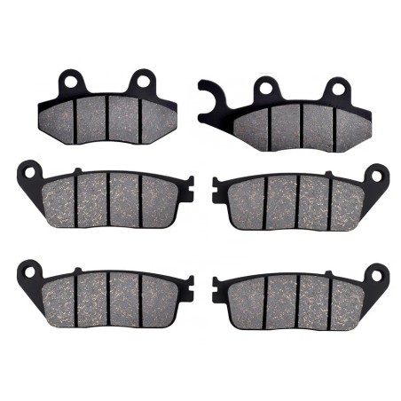 2 Kit plaquettes frein Triumph Thruxton 1200  Av G, Av D et Ar 247-022X2 -  - Raven 104-098