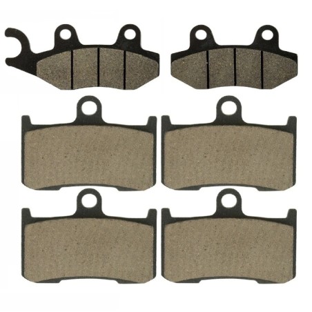 2 Kit plaquettes frein Triumph Tiger 1050 SE Sport Av G, Av D et Ar 247-207X2 -  - Raven 104-099