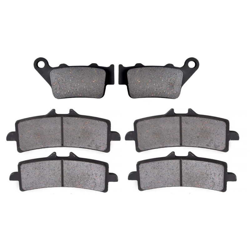 3 Kit plaquettes frein Triumph Tiger 900 GT Low Pro Rally Pro Av G, Av D et Ar 020-258X2 -  - Raven 104-100