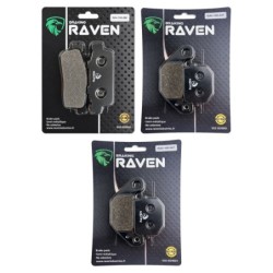 3 Kit plaquettes frein Daelim ET 250  Av G, Av D et Ar 286-047X2 - EBC FA427 et FA83 - Raven 104-177