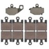 2 Kit plaquettes frein Kawasaki Ninja ZX-6RR  Av G, Av D et Ar 093-200X2 -  - Raven 104-061