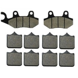 3 Kit plaquettes frein Triumph Speed Triple 1050  Av G, Av D et Ar 247-304X2 -  - Raven 104-108