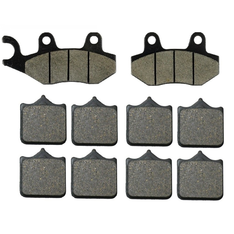 3 Kit plaquettes frein Triumph Speed Triple 1050  Av G, Av D et Ar 247-304X2 -  - Raven 104-108