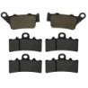 3 Kit plaquettes frein Bmw C 400 X  Av G, Av D et Ar 023-305X2 -  - Raven 104-007