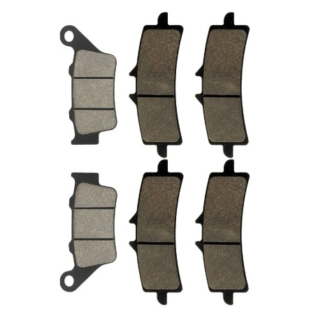 2 Kit plaquettes frein Triumph Daytona 675 R Av G, Av D et Ar 023-258X2 -  - Raven 104-014