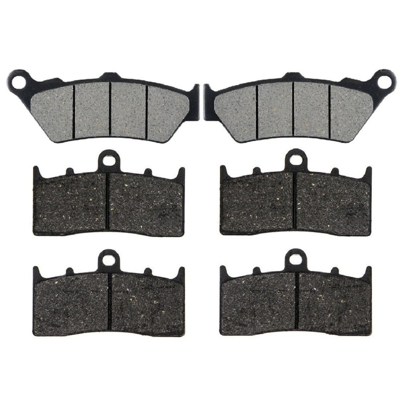 2 Kit plaquettes frein Bmw K 1600 B Bagger  Av G, Av D et Ar 106-318X2 -  - Raven 104-018