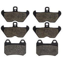 2 Kit plaquettes frein Bmw K 1200 LT  Av G, Av D et Ar 195-117X2 -  - Raven 104-024