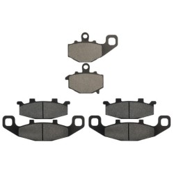 2 Kit plaquettes frein Kawasaki Zephyr 550  Av G, Av D et Ar 093-013X2 -  - Raven 104-039