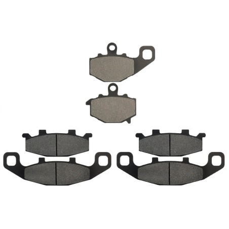 2 Kit plaquettes frein Kawasaki Zephyr 550  Av G, Av D et Ar 093-013X2 -  - Raven 104-039
