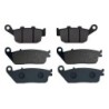 3 Kit plaquettes frein Triumph Bonneville 1200 Bobber Av G, Av D et Ar 020-022X2 - EBC FA140 et FA142 - Raven 104-040
