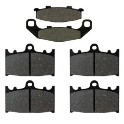 2 Kit plaquettes frein Kawasaki KR-1S 250  Av G, Av D et Ar 044-032X2 -  - Raven 104-046
