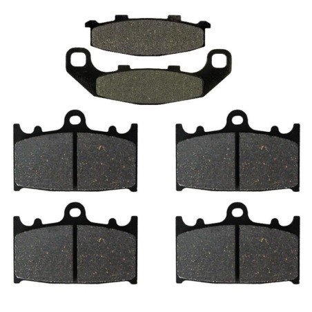 2 Kit plaquettes frein Kawasaki KR-1S 250  Av G, Av D et Ar 044-032X2 -  - Raven 104-046