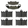 2 Kit plaquettes frein Kawasaki KR-1S 250  Av G, Av D et Ar 044-032X2 -  - Raven 104-046