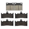 2 Kit plaquettes frein Kawasaki Ninja ZX-12R 1200  Av G, Av D et Ar 016-039X2 -  - Raven 104-050