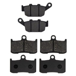 2 Kit plaquettes frein Kawasaki Z900  Av G, Av D et Ar 020-207X2 -  - Raven 104-063