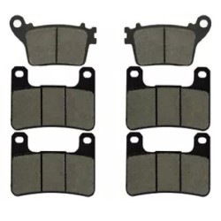 2 Kit plaquettes frein Kawasaki Ninja ZX-10R 1000  Av G, Av D et Ar 242-213X2 -  - Raven 104-068