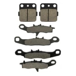2 Kit plaquettes frein Kawasaki KFX 450R  Av G, Av D et Ar 007-245-108 -  - Raven 104-070
