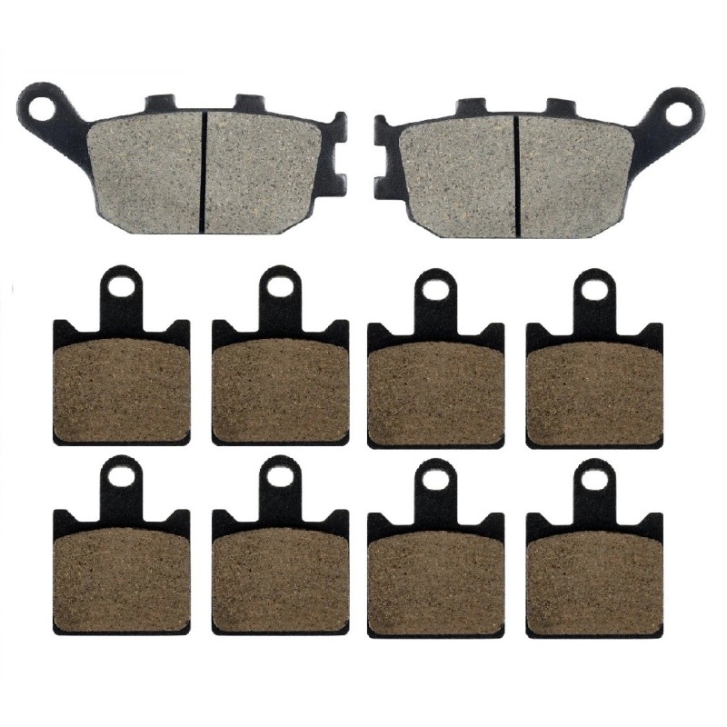 2 Kit plaquettes frein Kawasaki Z1000  Av G, Av D et Ar 021-249X2 -  - Raven 104-071
