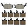 2 Kit plaquettes frein Kawasaki Z1000  Av G, Av D et Ar 021-249X2 -  - Raven 104-071