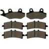 2 Kit plaquettes frein Kawasaki Ninja H2 SX SE  Av G, Av D et Ar 334-258X2 -  - Raven 104-077