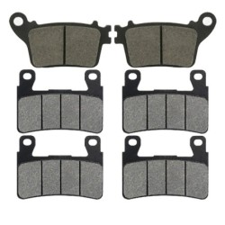 3 Kit plaquettes frein Kawasaki Ninja ZX-6R 636  Av G, Av D et Ar 242-279X2 -  - Raven 104-078