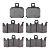 2 Kit plaquettes frein Ducati Monster 821  Av G, Av D et Ar 152-328X2 -  - Raven 104-084