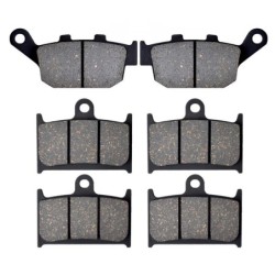2 Kit plaquettes frein Triumph Speedfour 600  Av G, Av D et Ar 020-017X2 -  - Raven 104-093