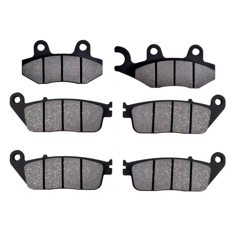 2 Kit plaquettes frein Triumph Thruxton 1200  Av G, Av D et Ar 247-022X2 -  - Raven 104-098